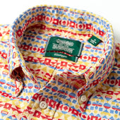 Alexander Girard Crimson Ochre Woven Brocade
