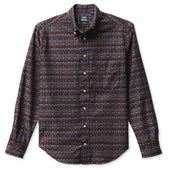 Alexander Girard Sepia & Silver Woven Brocade
