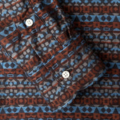 Alexander Girard Sepia Silver Woven Brocade