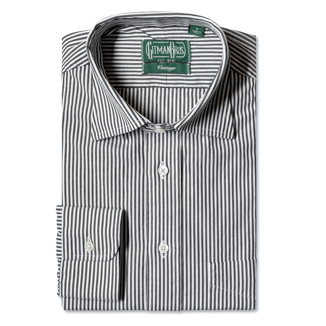 Black Bengal Stripe Dress Shirt
