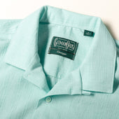 Chambray Dobby Stripe Camp Shirt