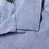Chambray Dobby Stripe Camp Shirt