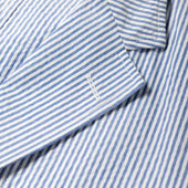 Stripe Seersucker Simple Jacket