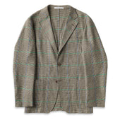 Grey Glen Plaid Simple Jacket