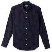 Navy Dobby Dot