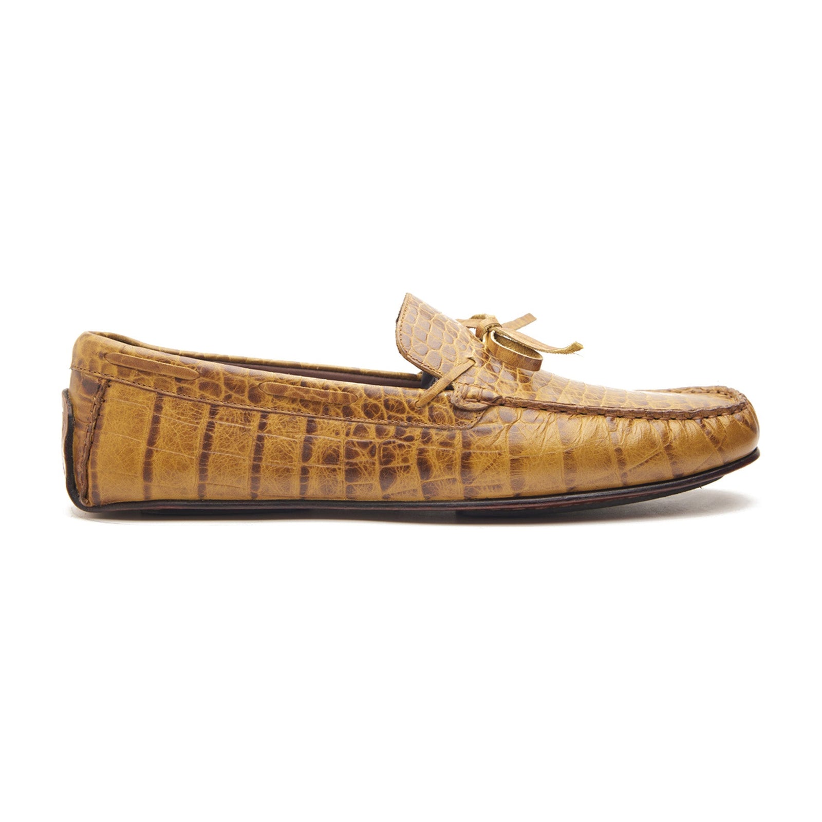 Edsel Driving Shoes Faux Crocodile Blake Stitched Summer Classics