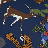 Animal Motif Silk Pocket Square 40x40cm