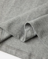 Vintage Short Sleeve Henley T-Shirt - Gray