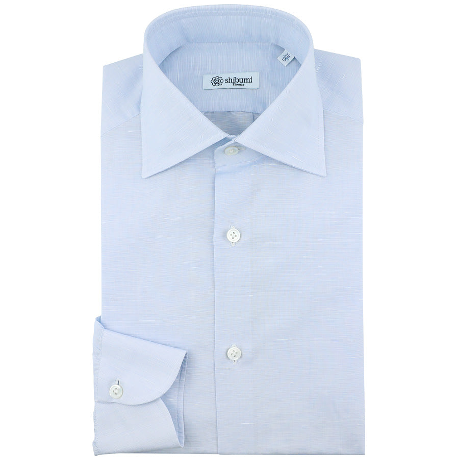 Cotton Linen Semi Spread Shirt