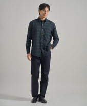 Casual Cotton Flannel Black Watch