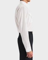 Chemise Boy Scout En Popeline De Coton Blanc Cass
