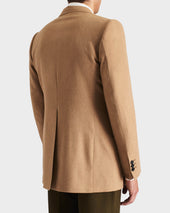 Veste Droite En Poil De Chameau Extra Fin