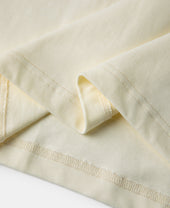 Vintage Short Sleeve Henley T-Shirt - Cream