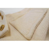 Campus Cardigan - Natural Wool - Warehouse - Last One - Size Small