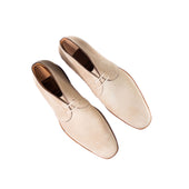 Chukka Boots In Beige Janus Suede Leather