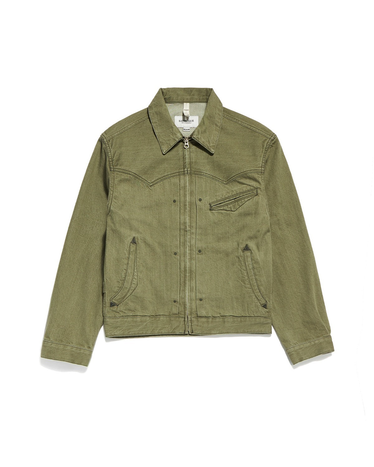 Western Trucker Jacket Denim