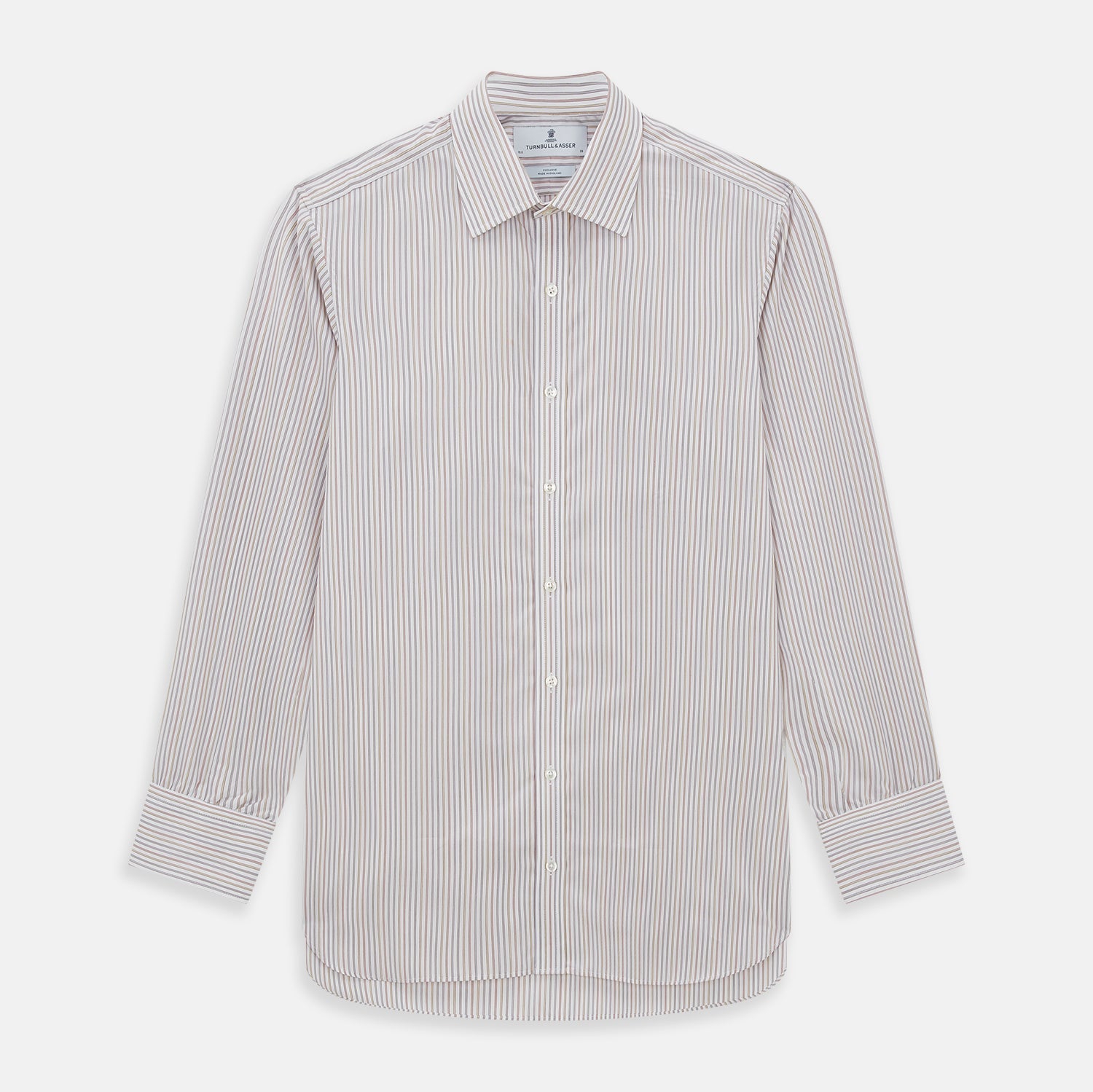 Red with Multicoloured Music Stripe Mayfair Shirt