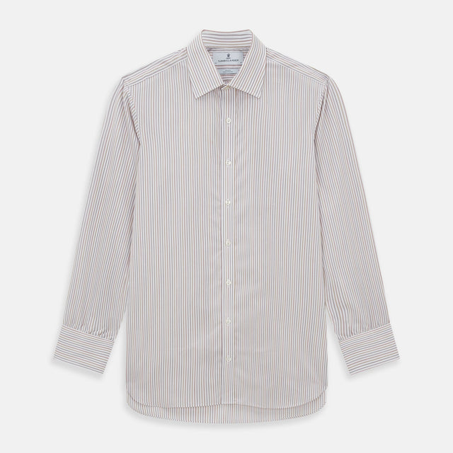 Red with Multicoloured Music Stripe Mayfair Shirt