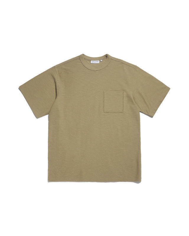 ONE POCKET BOX FIT T-SHIRTS / SAND BEIGE