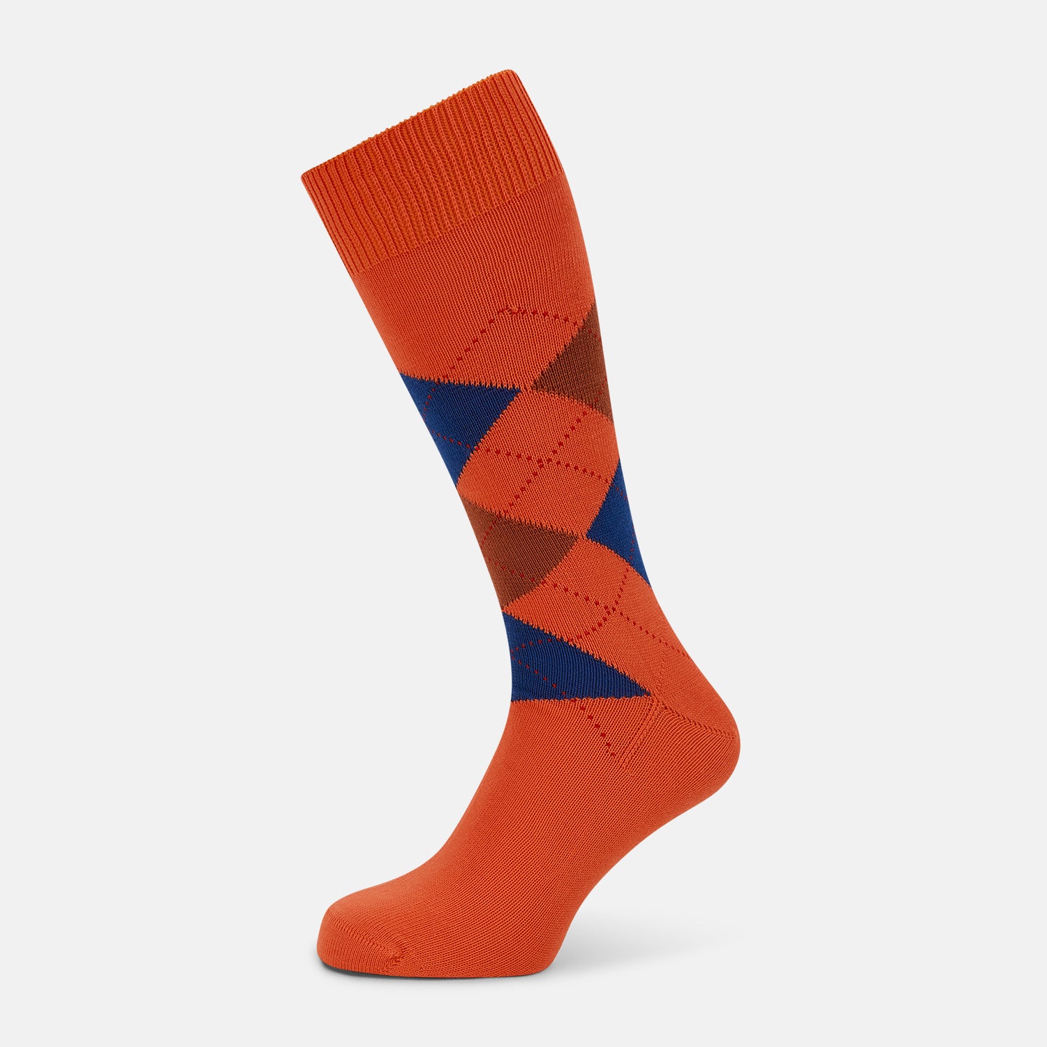 And Patterned Mid Length Socks