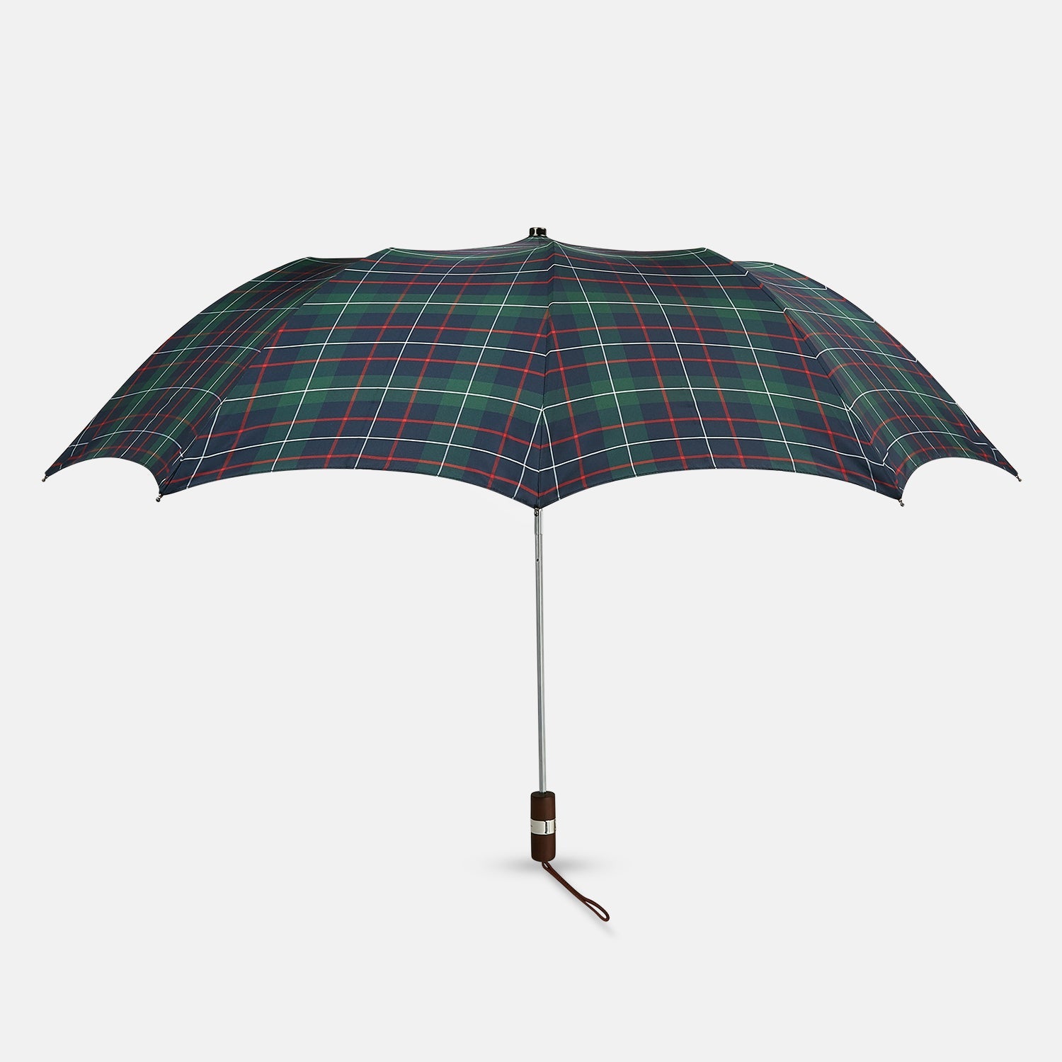 Colquhoun Tartan Telescopic Umbrella With Maple Handle