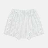 And Blue Double Stripe Godfrey Boxer Shorts