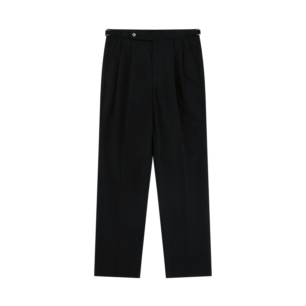 Supima Cotton Adjust 2pleats Relaxed Chino