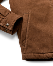 Fleece Lined Jac-shirt - Brown