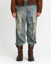 Curve Knee Belted Pants Dust
