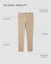 The Performance Chino | Uniform | Deep Navy | Athletic