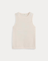 Textured Knit Tank | Bone