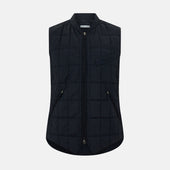 Navy Quilted Gilet