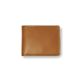 Bridle Leather Bi-fold Wallet - Tan Leather