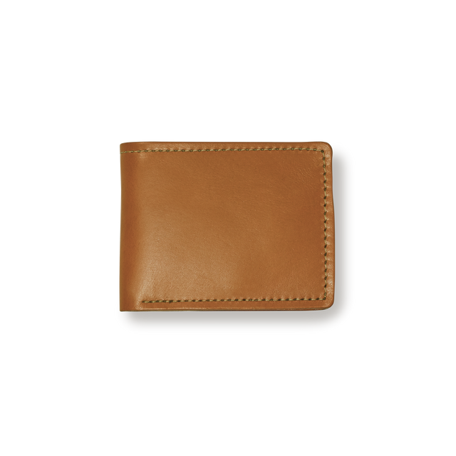 Bridle Leather Bi-fold Wallet - Tan Leather