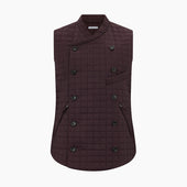 Double Breasted Quilted Gilet