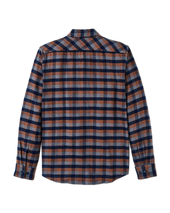 The Rangeland Flannel Shirt - Navy / Orange / Multi Check