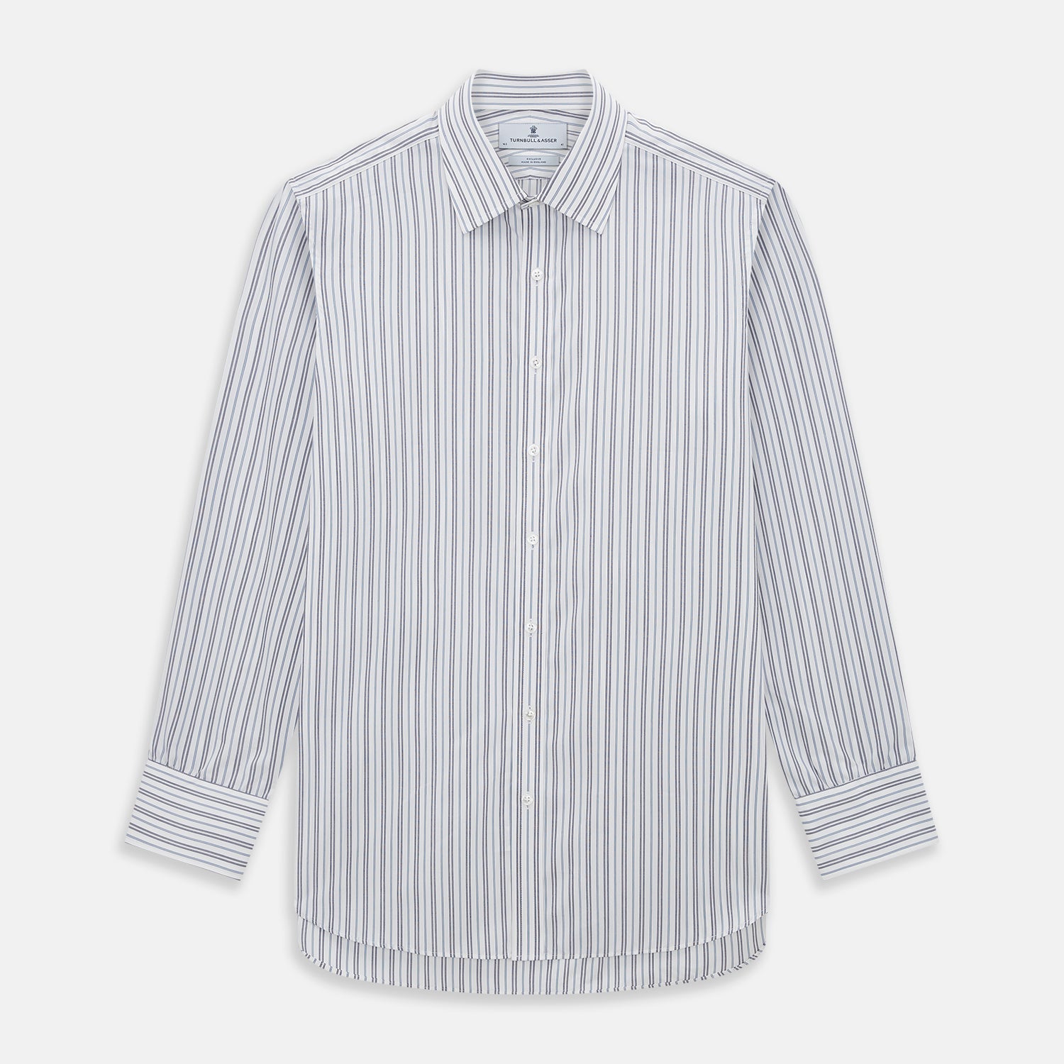 Navy Multi Stripe Mayfair Shirt