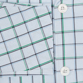 Green And Check Pyjama Shirt