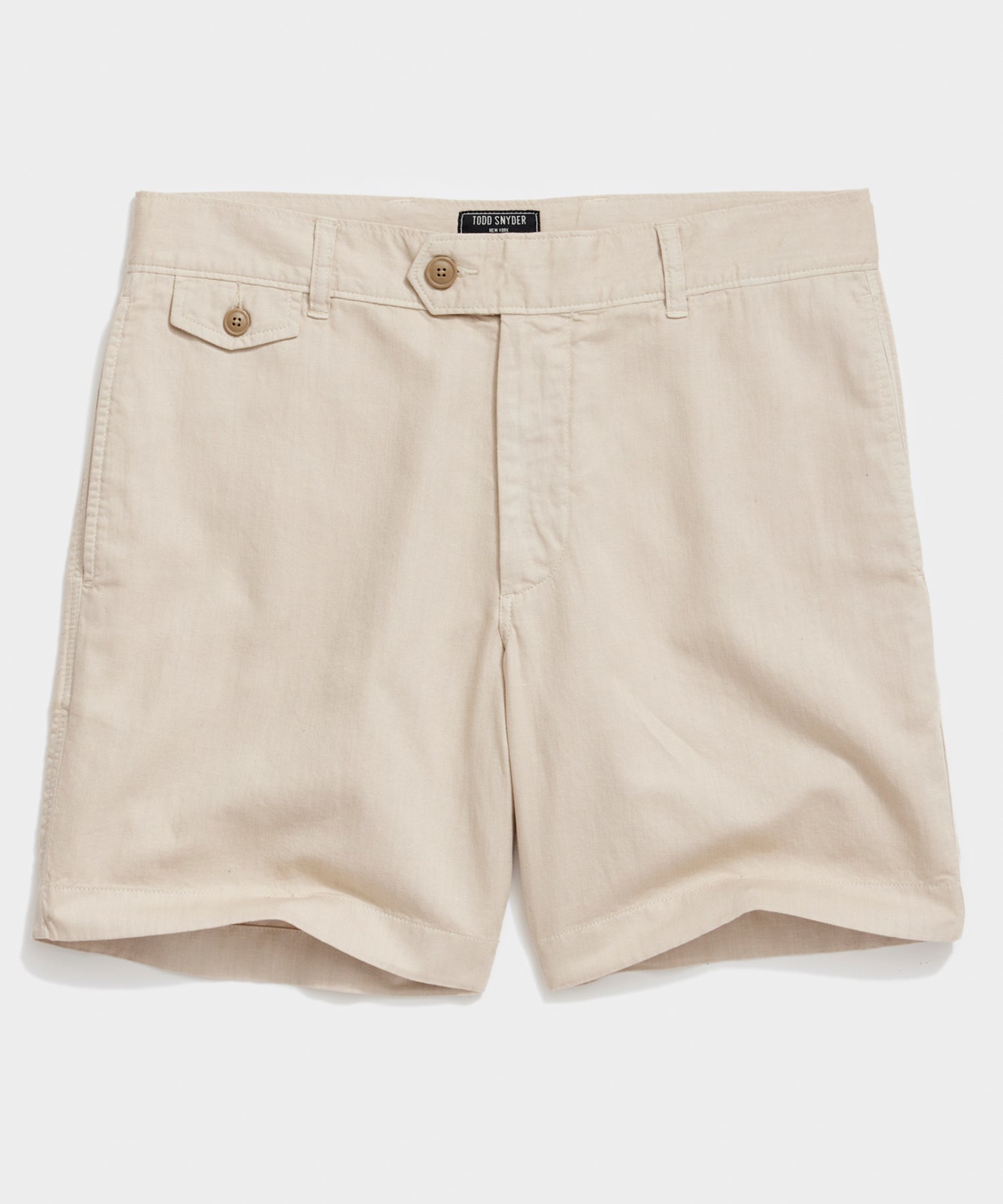7" Cotton-Linen Hudson Short