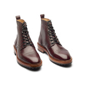 Dixon Cap Toe Derby Boot Hatchgrain Hand Welted Service Boots