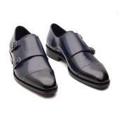 Leon Cap Toe Double Monk Strap Hand Welted Classics Collection