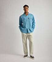 Hanley Long Sleeve Open Collar Shirt
