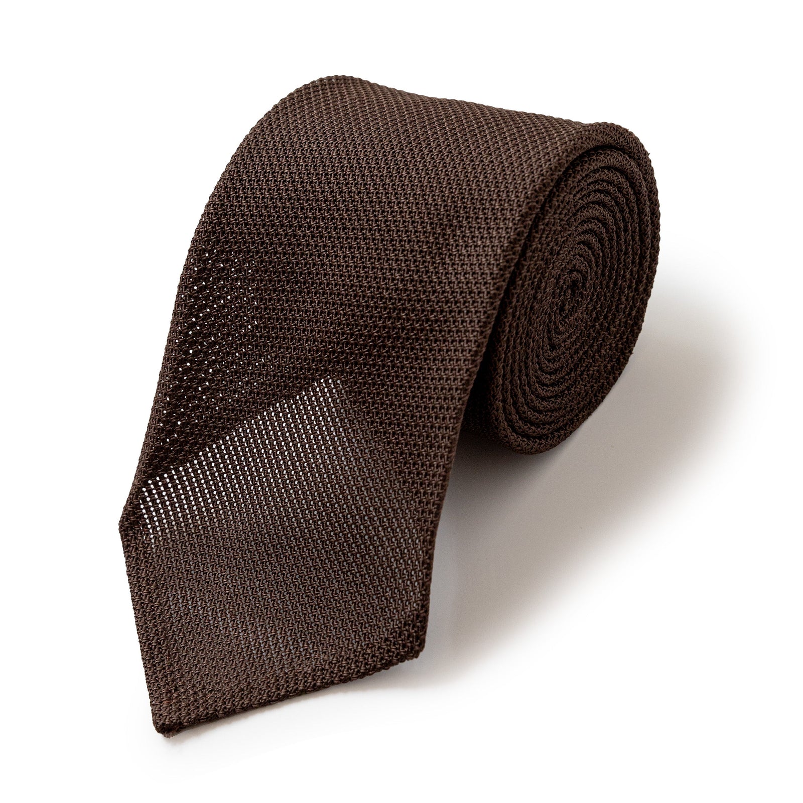 Brown Grenadine Tie