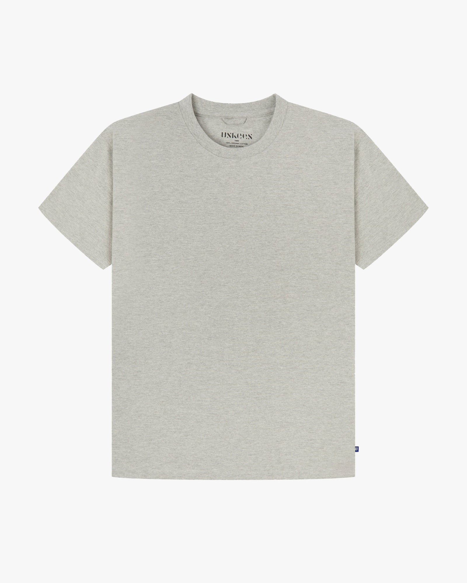 7006 Essential T Shirt Grey Marl