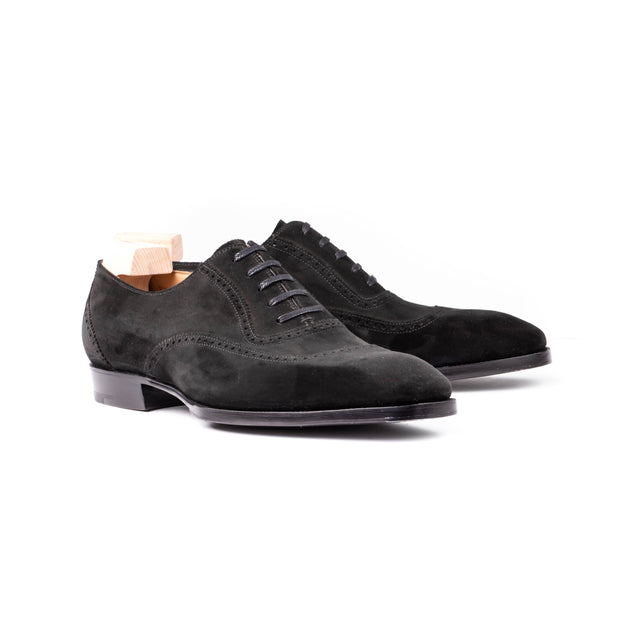 Oxford, new square curved wing tip, all brogueing