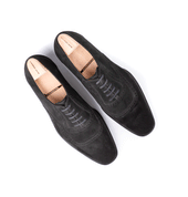 Oxford New Square Curved Wing Tip All Brogueing