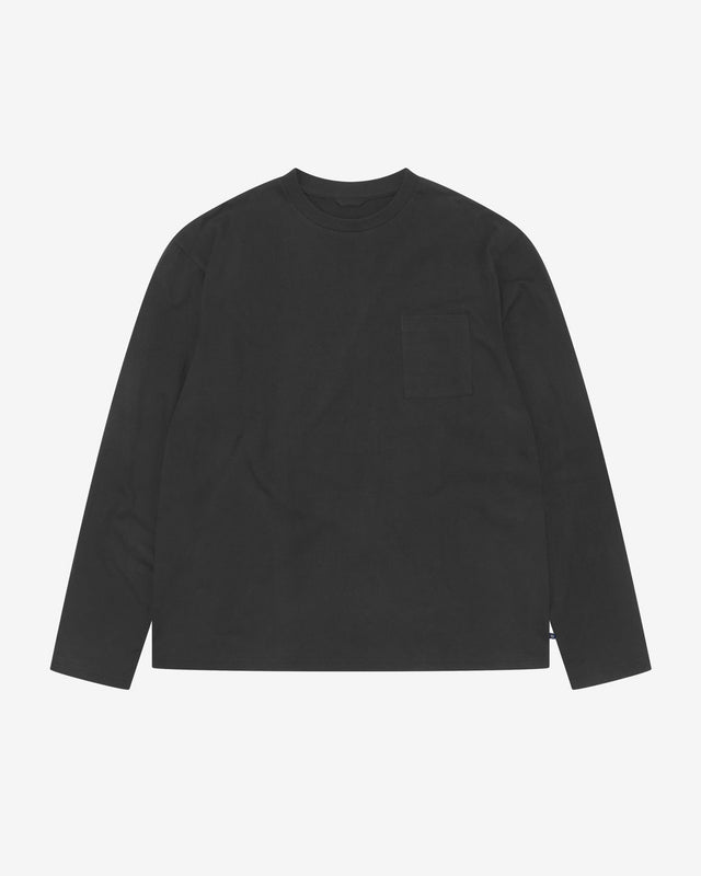 7010 Essential long sleeve t-shirt - faded black
