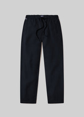 Drawstring Deck Linen Pant in Navy