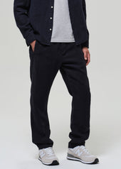 Drawstring Deck Linen Pant in Navy
