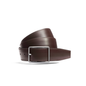 Iéna Belt[Black boxcalf and dark brown boxcalf]